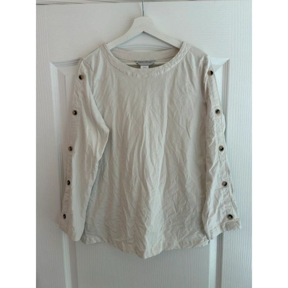 DenimMoves Women M Pullover Sweater Top Quiet Luxury Minimalist Grunge Granola